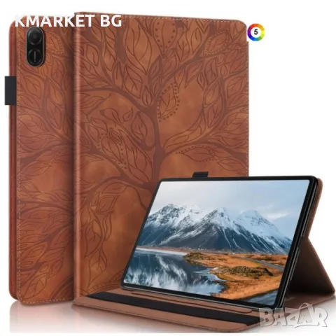 Honor Pad X8a Tree Life Series/ Wallet Кожен Калъф и Протектор, снимка 5 - Калъфи, кейсове - 48044994