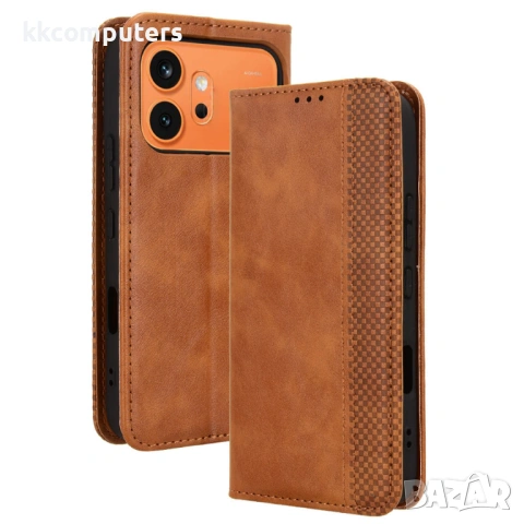 Ретро Кожен Калъф Портфейл за Honor 600 Pro 5G / 600 5G - Магнитен, Стойка, Слотове, 4 цвята, снимка 2 - Калъфи, кейсове - 54303017