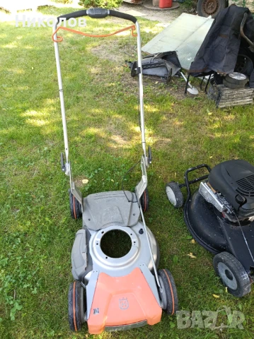 Косачка/количка нова Хускварна, снимка 5 - Градинска техника - 50576315