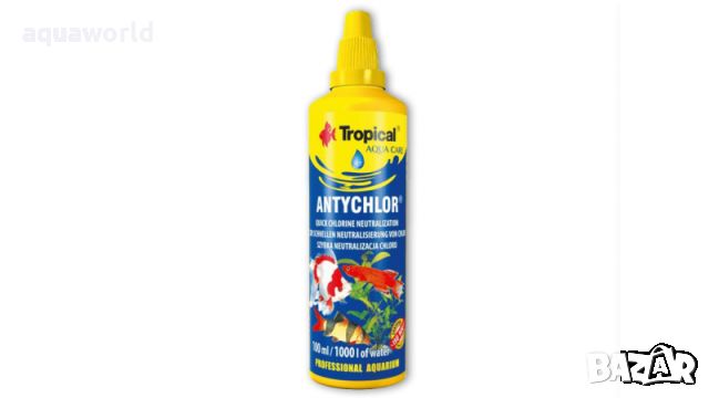 "Безплатна доставка "Tropical Antychlor 100 ml, снимка 1 - Други стоки за животни - 46308513