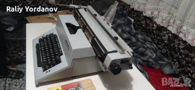 НОВА Канцеларска пишешта машина "Листвица" (голяма), снимка 4 - Антикварни и старинни предмети - 45648027