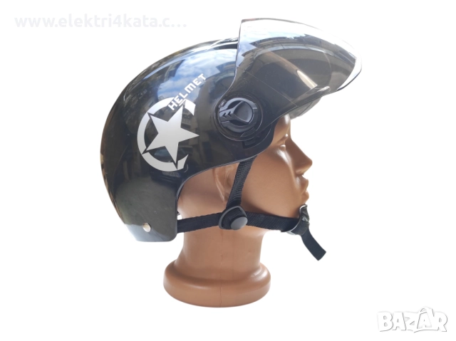 Отворена каска с визьор, снимка 5 - Аксесоари и консумативи - 52573738