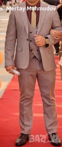 Мъжки костюм - цял комплект, снимка 13 - Костюми - 53263364
