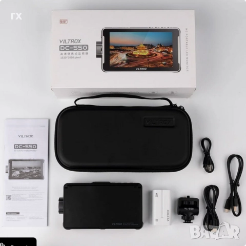 Монитор Viltrox - DC-550 Pro, 1920x1080 5.5", снимка 9 - Чанти, стативи, аксесоари - 52866630