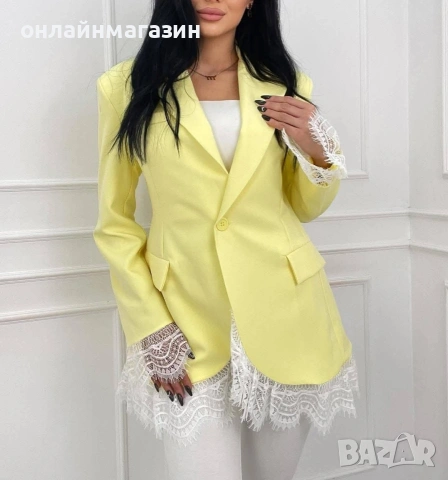 Сако с дантела , снимка 3 - Сака - 53287942