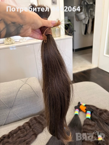 Естествена коса в различни цветове, снимка 4 - Продукти за коса - 52424077