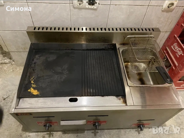 Скара и фритюрник, снимка 4 - Обзавеждане на кухня - 53720536