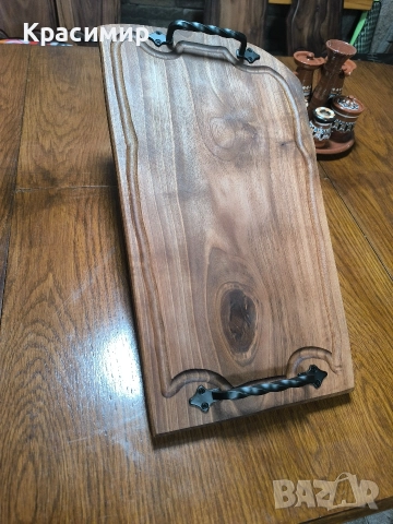 Орехови Дъски и Плата за Мезета, снимка 3 - Аксесоари за кухня - 49214477