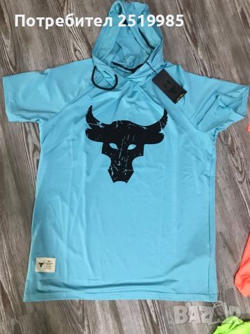 Тениски с качулка Under Armour - The Rock, снимка 4 - Тениски - 46793001