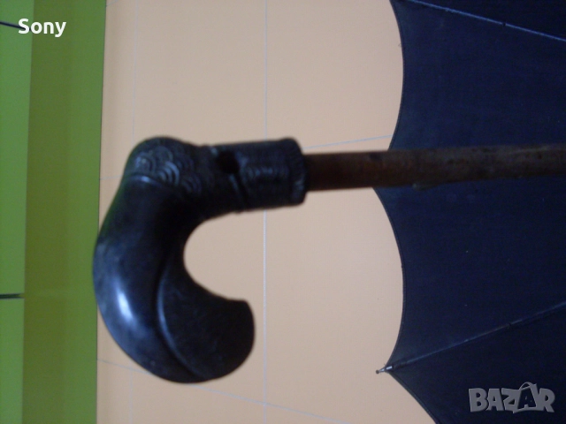 Стар чадър., снимка 12 - Антикварни и старинни предмети - 52580591