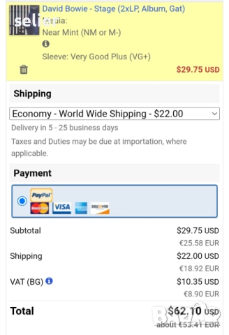 David Bowie ‎– Stage Двойна плоча-GATEFOLD Издание 🇺🇸 USA 1978г - Първа преса Състояние на винила:, снимка 9 - Грамофонни плочи - 52284417