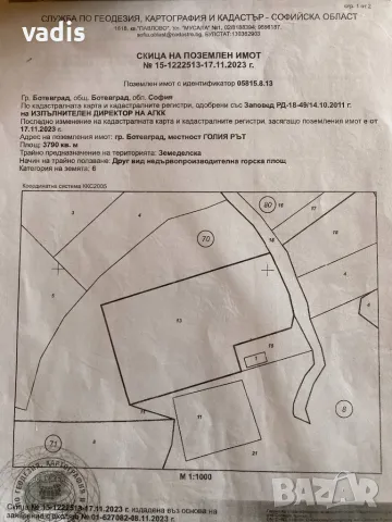 Продава поземлен имот в горска площ, снимка 1 - Парцели - 49553875