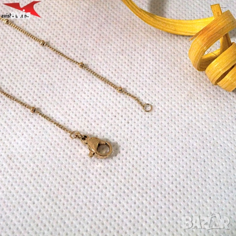 Синджир с 14К златно покритие 254599, снимка 3 - Колиета, медальони, синджири - 54004269