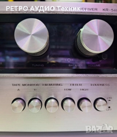 Винтидж ресийвър Kenwood mod. KR-5400 , снимка 6 - Ресийвъри, усилватели, смесителни пултове - 52181841
