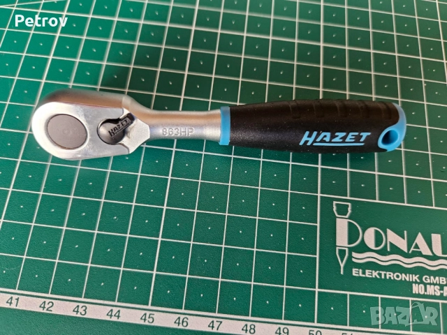 HAZET 863 HP (Hi Per) - MADE IN GERMANY - HIGH PERFORMANCE - 1/4" ЧИСТО НОВА Тресчотка-ПРОФЕСИОНАЛНА, снимка 7 - Гедорета - 47033755