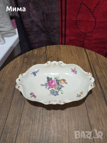 Винтидж порцеланова немска чиния, снимка 8 - Чинии - 52515703