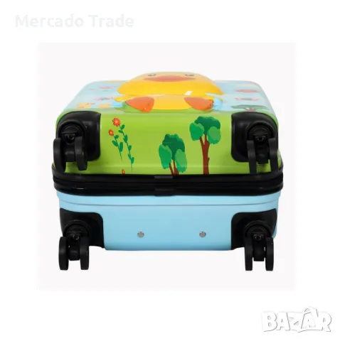 Детски куфар Mercado Trade, 3D, ABS, Пате, Цветен, снимка 4 - Куфари - 47256237