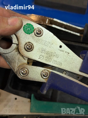 Geberit Mepla - ръчни преси за фитинги, снимка 4 - Други инструменти - 54000999