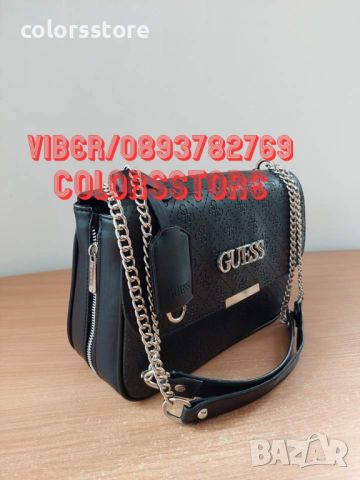 Черна чанта Guess-SG73HM, снимка 4 - Чанти - 45349675