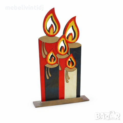 Декоративна фигура „Свещи“, снимка 2 - Декорация за дома - 53640711
