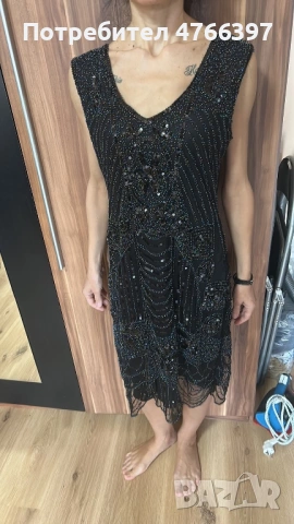 Нова блестяща с подплата и пайети официална много официална рокля , снимка 5 - Рокли - 53847149