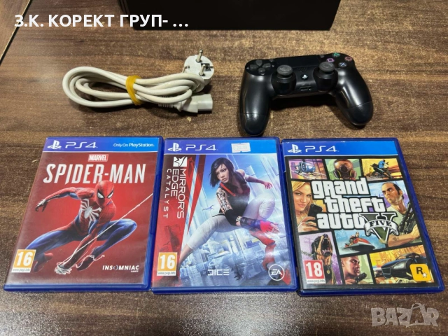 Sony PlayStation 4 Pro 1TB с 1 джойстик и 3 игри, снимка 3 - PlayStation конзоли - 52939145