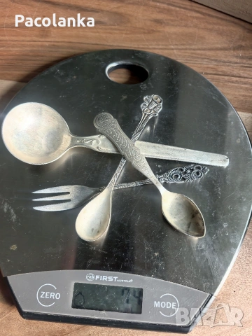 сребърни прибори за хранене 