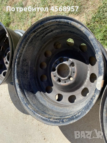 Оригинални стоманени джанти BMW E46, снимка 5 - Гуми и джанти - 51925478