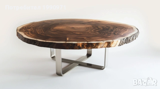 Маси по поръчка от шайба/напречен сряз на вековно дърво., снимка 3 - Маси - 53726445