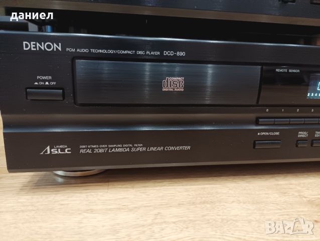 CD DENON DSD-890 и касетен дек DENON DRS-640 с отличен външен вид - като нови и перфектни технически, снимка 5 - Декове - 46690956