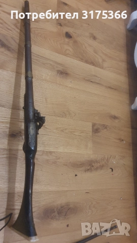 Критска изографисана с набивки кремъчна пушка, снимка 4 - Антикварни и старинни предмети - 52677167