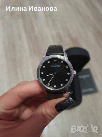 Оригинален дамски часовник Emporio Armani с гаранция, снимка 2 - Дамски - 45022435