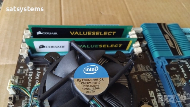 Дънна платка Asus P8H67 Socket LGA1155 CPU+FAN+RAM, снимка 7 - Дънни платки - 53138557