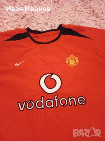  Оригинален екип на Манчестър Юнайтед - 2002г., снимка 8 - Футбол - 51700596