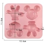Мики Маус глава ръка силиконов молд форма сапун гипс лед шоколад фондан за декорация на торта , снимка 4