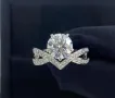 Chaumet пръстен мойсанит, снимка 1