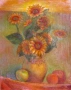 Елка Найденова картина маслени бои натюрморт, снимка 1
