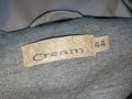 Cream- L, XL- EU 44- Ефектен тренч с бродерия, дантела с хастар от трико , снимка 12