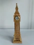 Биг Бен ,  Лондон , метална статуетка с часовник на емблематичната часовникова кула. , снимка 1