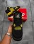 📌Air Jordan 4 Retro “Black/Yellow” 41 43 44 45 46 номер Цена 180лв/92.03 € Еконт, снимка 1