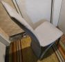Железен трапезен стол дамаска сива, снимка 1 - Столове - 45370890