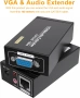 Vga and audio extender 100 m., снимка 1