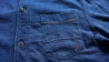 G-STAR VAN JONES INDIGO SHIRT Размер M - L мъжка еластична риза 12-60, снимка 8