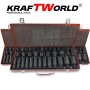 Комплект ударни вложки 35 части KraftWorld – 1/2″, 8–32 мм, шестостенни, снимка 2