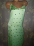 Zara S- Сатенена рокля на точки, снимка 1 - Рокли - 44966755