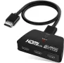 HDMI превключвател, 3 входа 1 изход,4K60Hz, 4K,3D,HDCP2.2,HDMI2.PS4, игрови конзоли, компютри, снимка 4