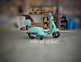 ТОП ЦЕНА!НОВО!Детски акумулаторен мотор Vespa GTS Super с 12V батерия,кожена седалка, снимка 4
