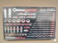 Teng Tools TEFSK57 1/4 и 3/8  57части гидория качествени ключове вложки камъни комплект, снимка 3