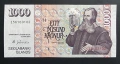 Исландия.
1000 крони.
2001 година.  UNC., снимка 1