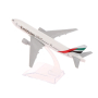 Бойнг 777 самолет модел макет метален лайнер Emirates летище, снимка 2